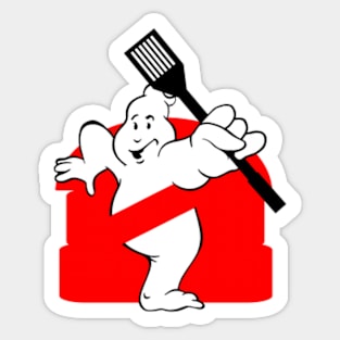 Ghostbusters Barbeque BBQ GBQ Sticker